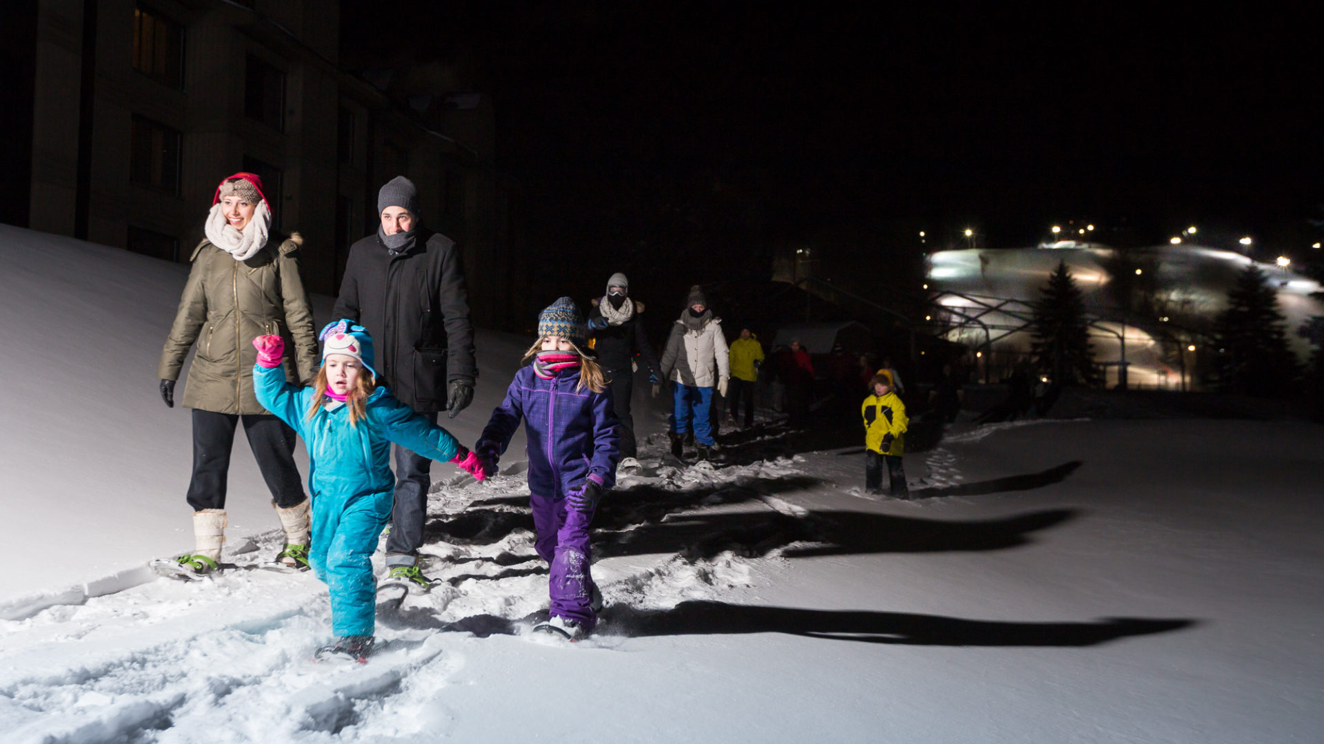 Moonlight Snowshoe Horseshoe Resort Barrie Ontario Golf And inside Ski And Snowboard Show Barrie