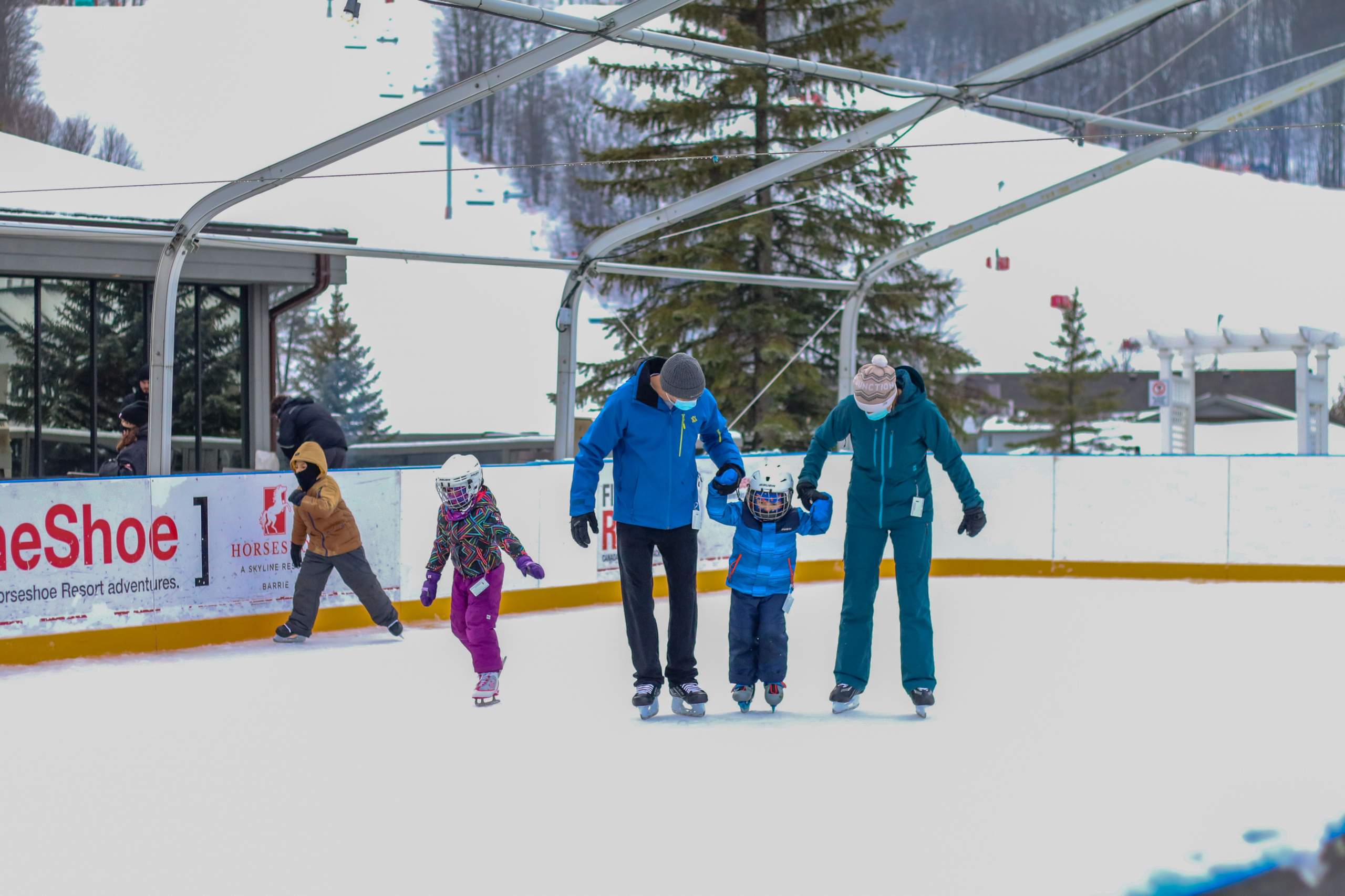 Slopeside Skating Horseshoe Resort Barrie Ontario